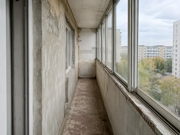 Балкон до ремонта